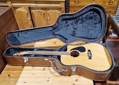 Tanglewood Nashville 4TNDCE electro acoustic guitar, serial no. AM140803137 in hard case