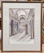 Walter Dendy Sadler (1854 - 1954) A gentlemens' meeting in the Ale House period print, framed and