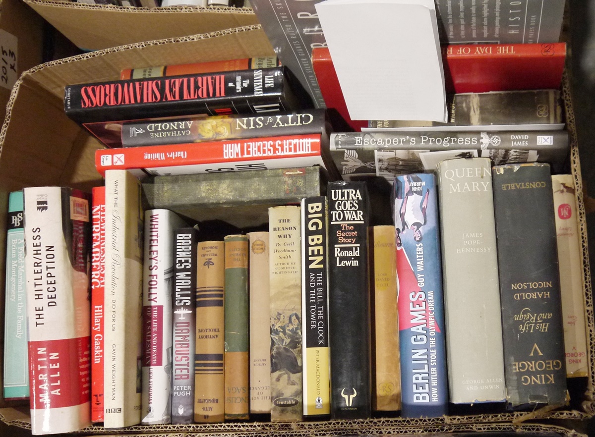 Militaria, large quantity of volumes to include:- Walters, Guy  "Berlin Games, How Hitler Stole - Image 2 of 3