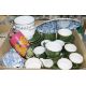 Assorted ceramics and glass to include various white china cups and mugs with gilt inscriptions 'A - Image 4 of 4