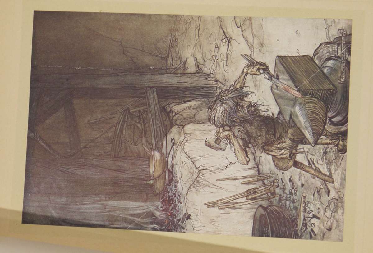 Rackham, Arthur (ills)  "The Ring of the Nibelung, a Trilogy with a Prelude by Richard Wagner - - Image 2 of 3