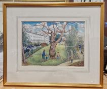 Wendy Osborne The Crescent, Anglesey Villa Pastel, crayon on paper, framed glazed: 27 x 38 cm Signed