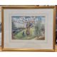 Wendy Osborne The Crescent, Anglesey Villa Pastel, crayon on paper, framed glazed: 27 x 38 cm Signed - Image 1 of 9