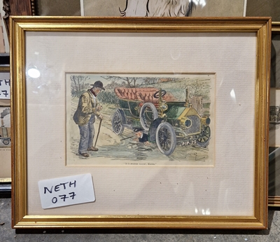 After Cecil Aldin Chromolithograph "My Heart's in the Highlands" an old coloured map of Essex, a - Image 7 of 7