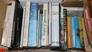 Assorted volumes on art and novels, to include:-  Hughes, Robert 