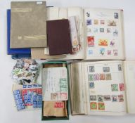 GB & World stamps: With QEII decimal face value £60+ in white crate containing 4 albums (1 empty), 3