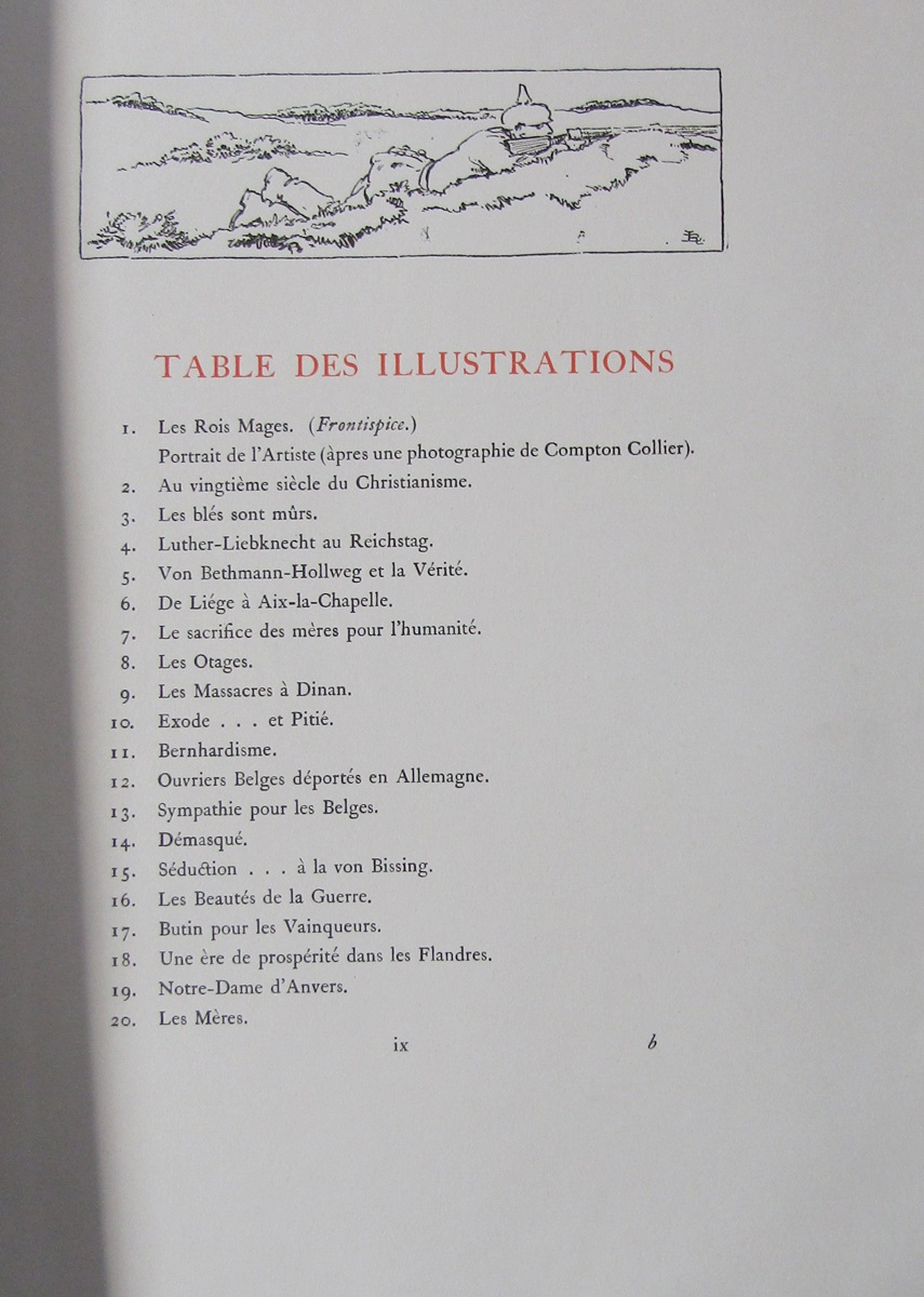 Raemaekers, Louis "La Guerre Dessin executes entre le mois d'Aout 1914 et la fin de 1915" chez - Image 6 of 41