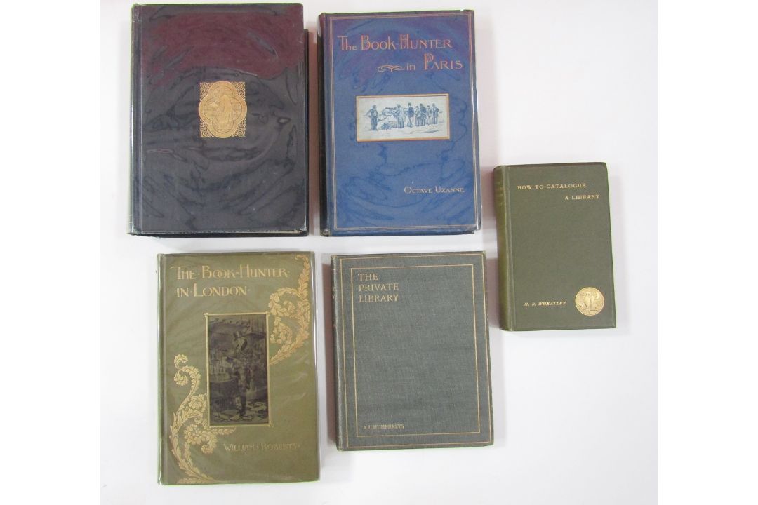 Roberts W. " The Book-Hunter in London" Elliot Stock 1895, ills, decorative endpapers, pictorial - Image 1 of 25