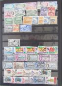 Br Empire/Commonwealth stamps: Mint and used, mostly KGVI-QEII accumulation in black album and 2