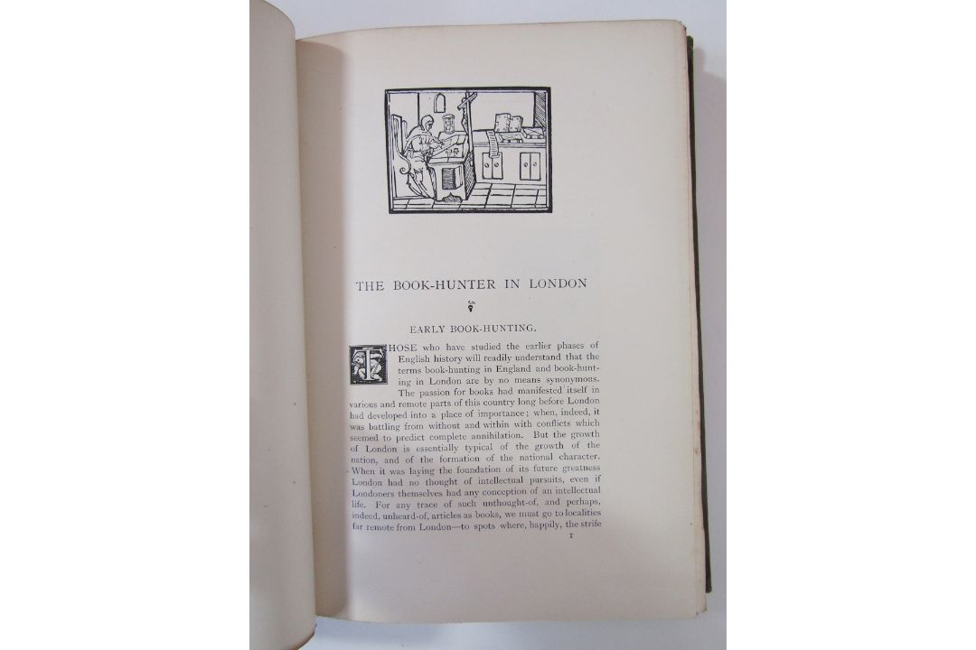 Roberts W. " The Book-Hunter in London" Elliot Stock 1895, ills, decorative endpapers, pictorial - Image 19 of 25