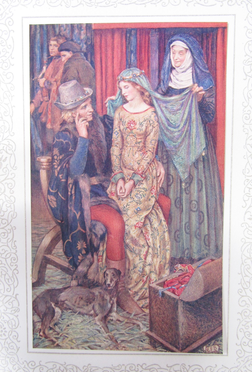 Harrison, Florence (ills.) "Tennyson's Guinevere and Other Poems", Blackie & Son, 1912, col plates - Image 7 of 54