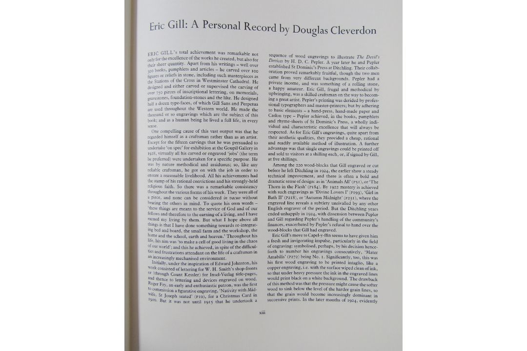Gill, Eric (ills) "The Engravings of Eric Gill" Christopher Skelton, Wellingborough 1983, col and - Image 6 of 19