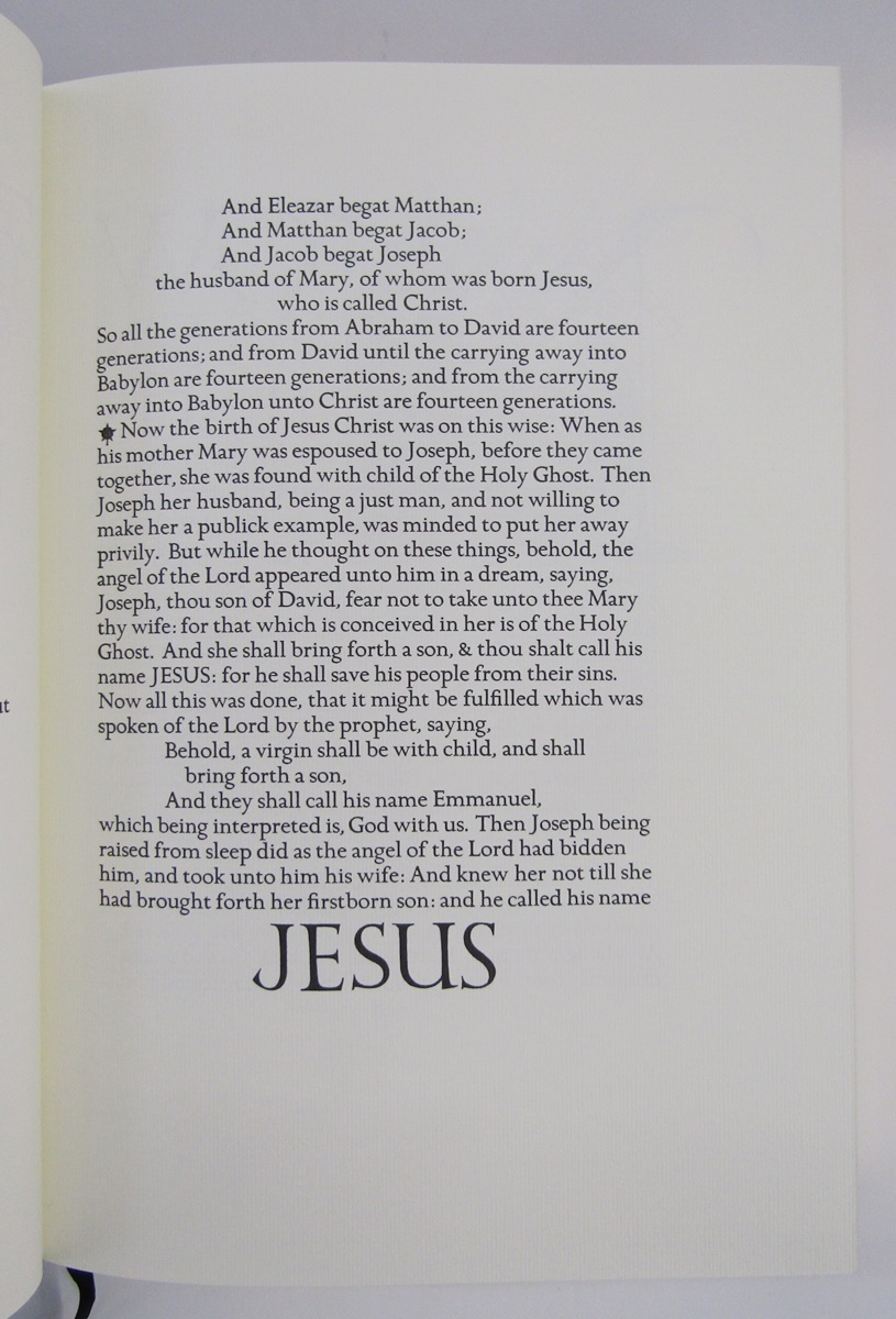 Gill, Eric (ills.)  "The Four Gospels of the Lord Jesus Christ...." Folio Society reprint of the - Image 25 of 36