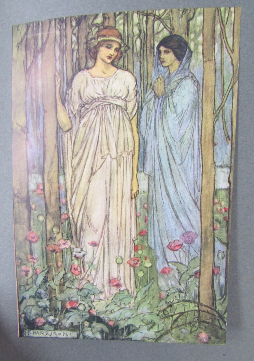 Harrison, Florence (ills.) "Tennyson's Guinevere and Other Poems", Blackie & Son, 1912, col plates - Image 52 of 54
