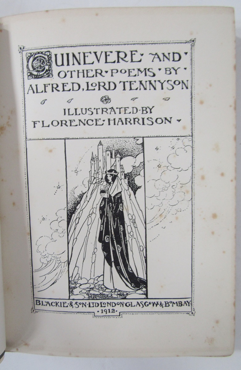 Harrison, Florence (ills.) "Tennyson's Guinevere and Other Poems", Blackie & Son, 1912, col plates - Image 47 of 54