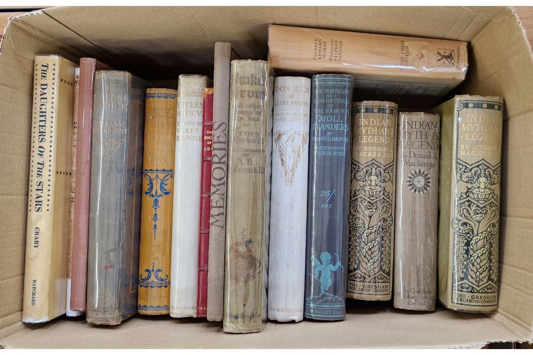 Quantity of illustrated books to include:- Heath Robinson, W "Peacock Pie", Constable & Co 1920, 2nd - Image 1 of 2