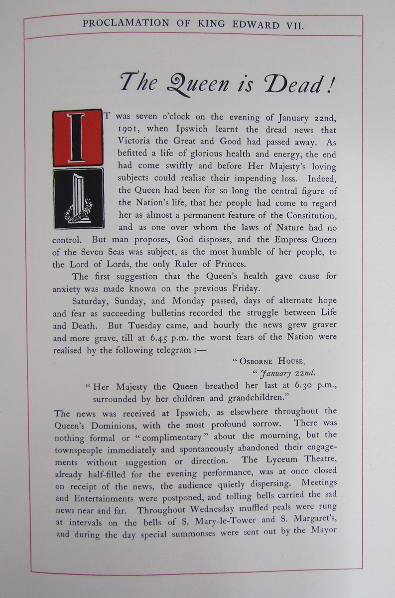 Burke (H. Farnham, compiler). A Historical Record of the Coronation of... King Edward VII and - Image 16 of 33