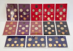 United Kingdom proof sets (13) comprising the following dates; 1978x2, 1979x2, 1980x3, 1981x3,
