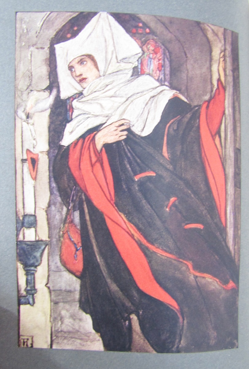 Harrison, Florence (ills.) "Tennyson's Guinevere and Other Poems", Blackie & Son, 1912, col plates - Image 46 of 54