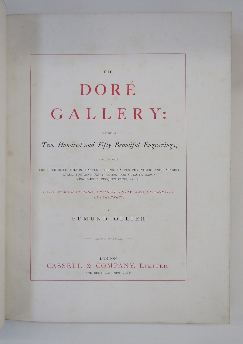 Dore, Gustav (ills.) "The Dore Gallery" with critical essays by Edmund Ollier Cassell & Company - Image 3 of 25