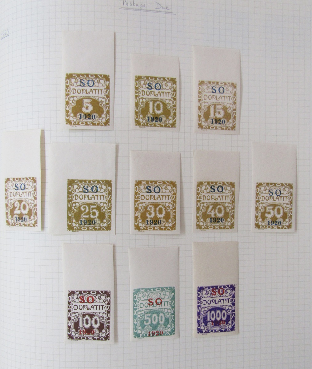 Czechoslovakia stamps: 5 albums, stock sheet and packets of various issues from first one 1918 on. - Image 4 of 13