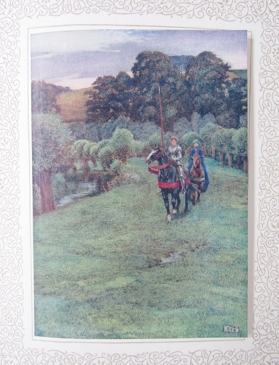Harrison, Florence (ills.) "Tennyson's Guinevere and Other Poems", Blackie & Son, 1912, col plates - Image 9 of 54