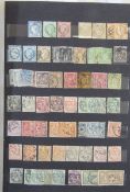 Stamps of France: Red stockbook of mint and used definitives, commemoratives, Red Cross,