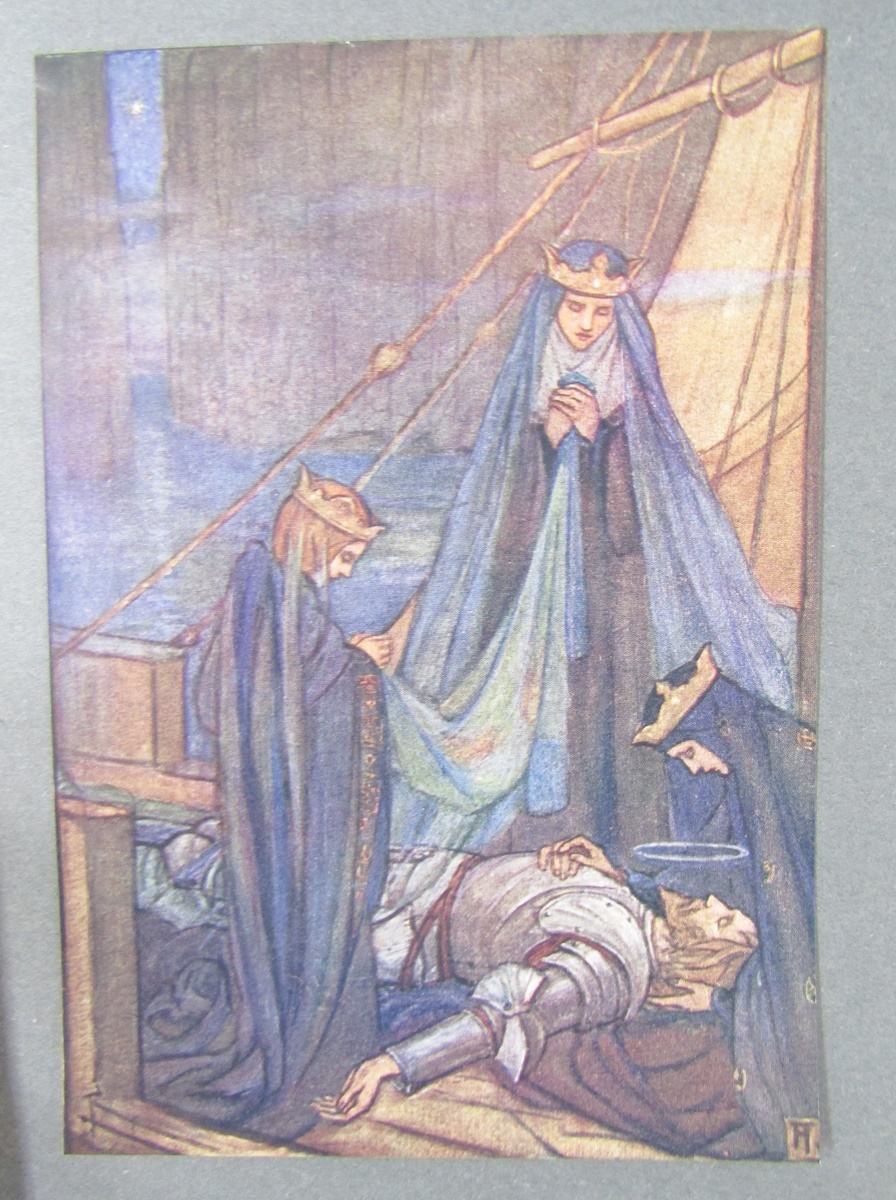 Harrison, Florence (ills.) "Tennyson's Guinevere and Other Poems", Blackie & Son, 1912, col plates - Image 53 of 54
