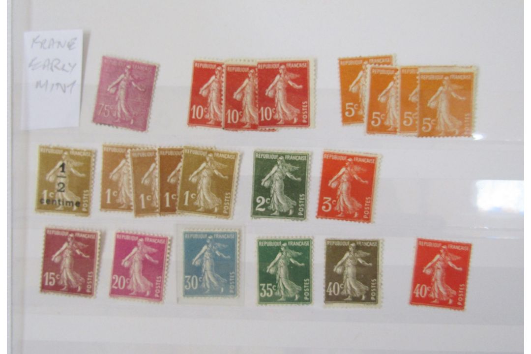 Stamps of France: Large 32 page (double sided) black SG stockbook partially filled with mint - Image 1 of 5
