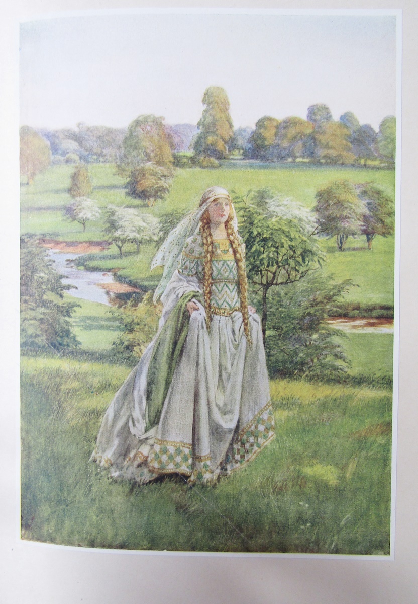 Harrison, Florence (ills.) "Tennyson's Guinevere and Other Poems", Blackie & Son, 1912, col plates - Image 31 of 54