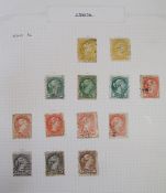 Canada stamps: Green Utile album of mainly mint and used definitives/commemoratives, some postage