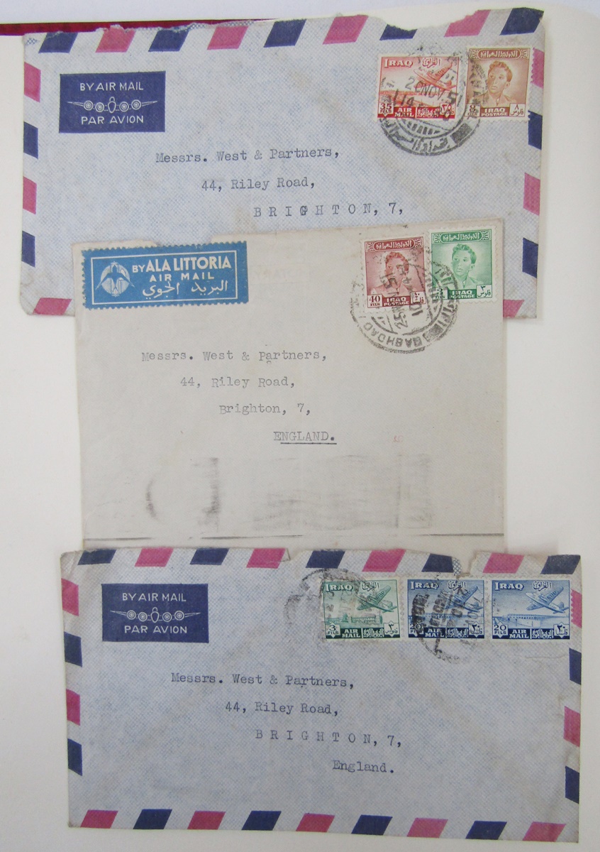 Iraq stamps: Red stock-book half filled with mainly used definitives, commemoratives, officials - Image 2 of 12