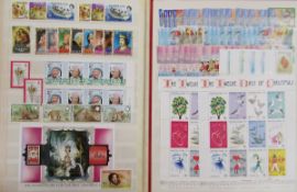 Br Empire/Commonwealth & World stamps: Two stock-books of mint and used; mainly definitives/