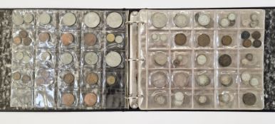 Collectors folder of English coins (78), various denominations and grades, an interesting group,