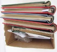 Czechoslovakia stamps: 5 albums, stock sheet and packets of various issues from first one 1918 on.