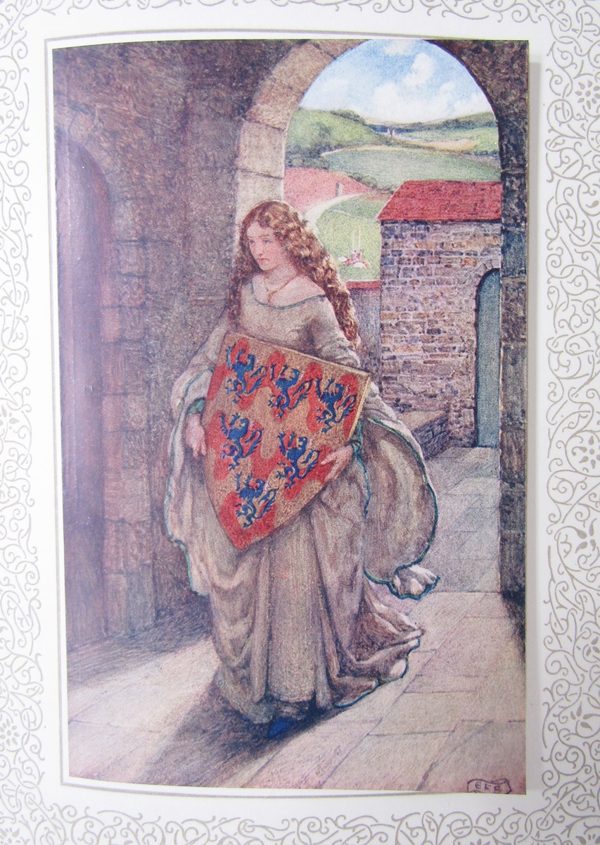 Harrison, Florence (ills.) "Tennyson's Guinevere and Other Poems", Blackie & Son, 1912, col plates - Image 10 of 54
