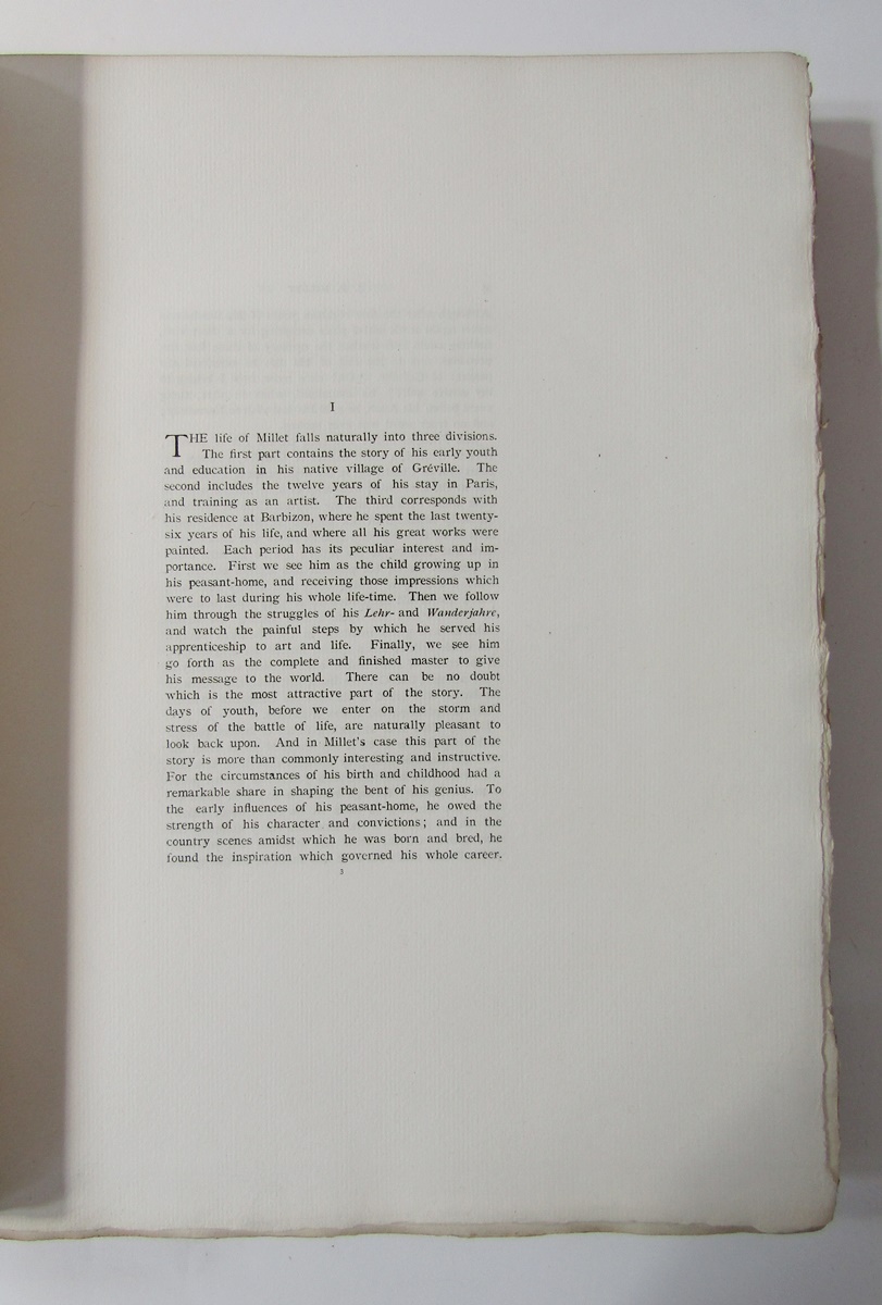 Cartwright, Julia "Jean Francois Millet", Swan Sonnenschein & Co. 1896, large paper edition, no 8 of - Image 8 of 13