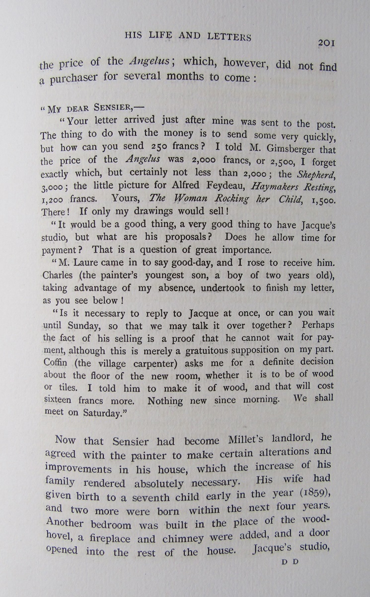 Cartwright, Julia "Jean Francois Millet", Swan Sonnenschein & Co. 1896, large paper edition, no 8 of - Image 12 of 13