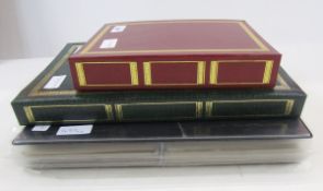 Three albums of postcards to include examples of topographical interest, scenes of Gloucester,