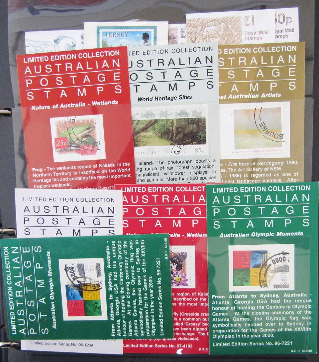 World stamps: Bag of 5 albums including 2 purposed; one to the History of the RAF limited edition - Image 5 of 5