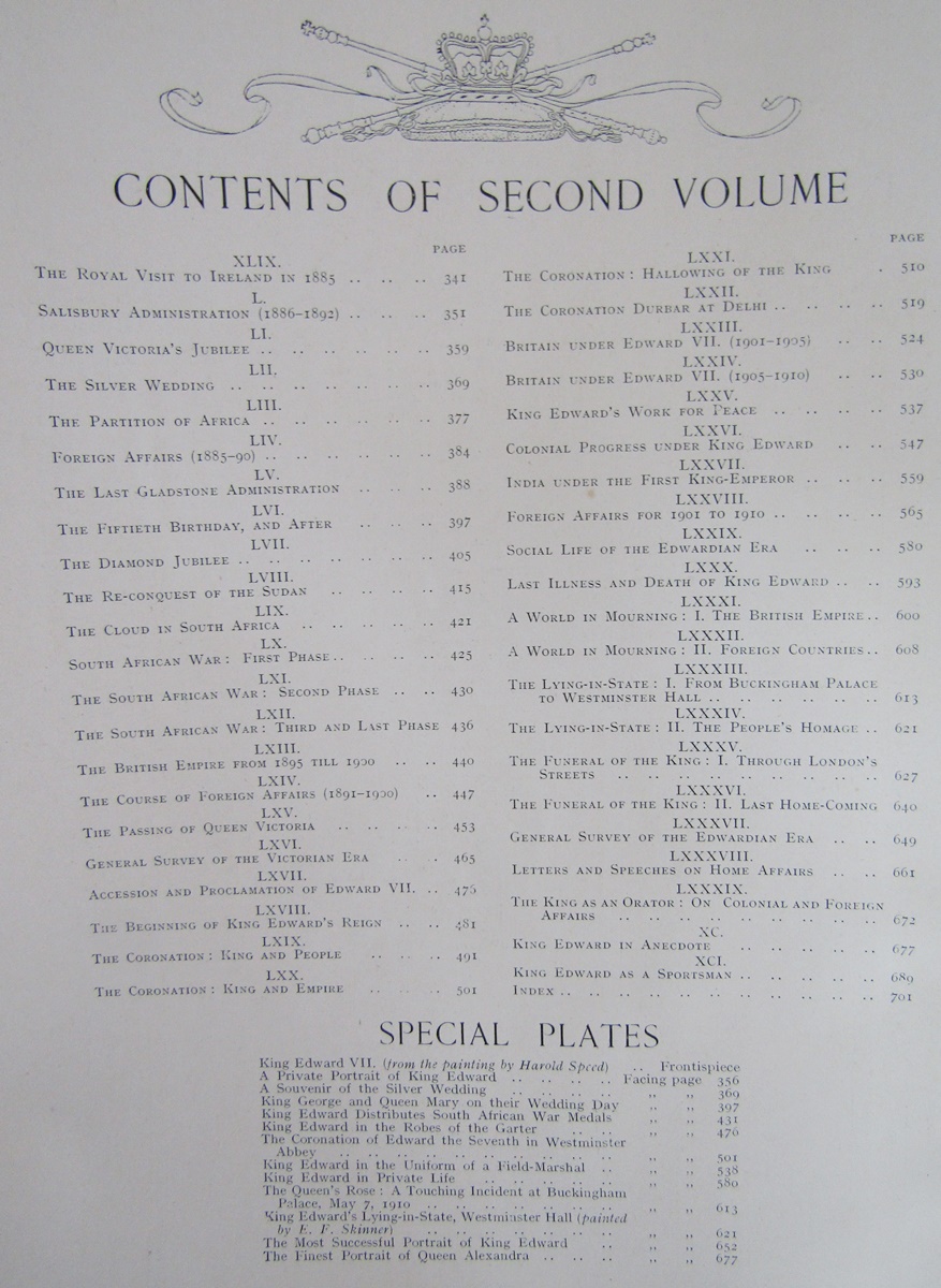 Burke (H. Farnham, compiler). A Historical Record of the Coronation of... King Edward VII and - Image 29 of 33