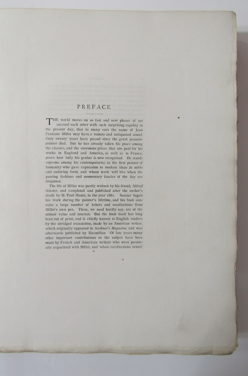 Cartwright, Julia "Jean Francois Millet", Swan Sonnenschein & Co. 1896, large paper edition, no 8 of - Image 6 of 13