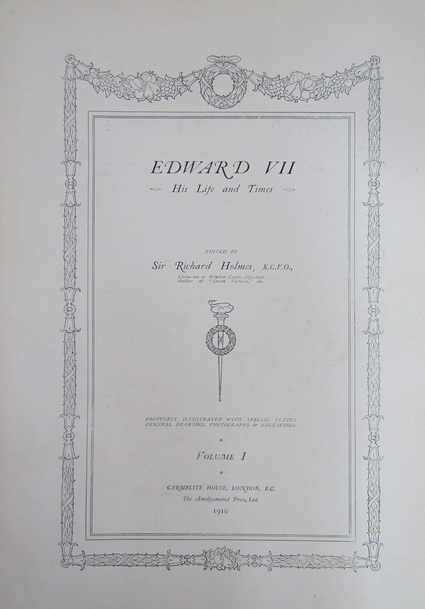 Burke (H. Farnham, compiler). A Historical Record of the Coronation of... King Edward VII and - Image 22 of 33