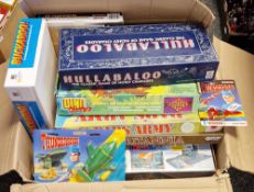 Mixed lot of board games including MB computer battleships, Dad's Army, Monopoly, etc together