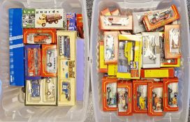 Collection of boxed diecast vehicles including Corgi 'Only Fools and Horses' Reliant Regal supervan,