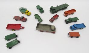 Quantity of Dinky diecast lorries and trailers to include Supertoy Guy lorry, Supertoy Foden