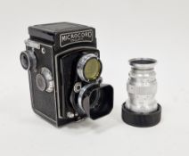 M.P.P Microcord II TLR camera with Ross London 7.75mm lens and Roeschlein Kreuznach E Telenar 1:5,
