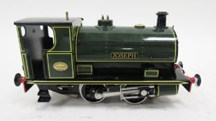 Bassett-Lowke (Hornby) 0-4-0 electric tank loco 'Joseph', Peckett Industrial, with box