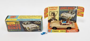 Corgi Toys No. 261 James Bond's Aston Martin D.B.5 Special Agent 007 with working ejector seat, rear