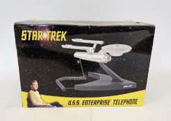 Star Trek USS Enterprise telephone in original box